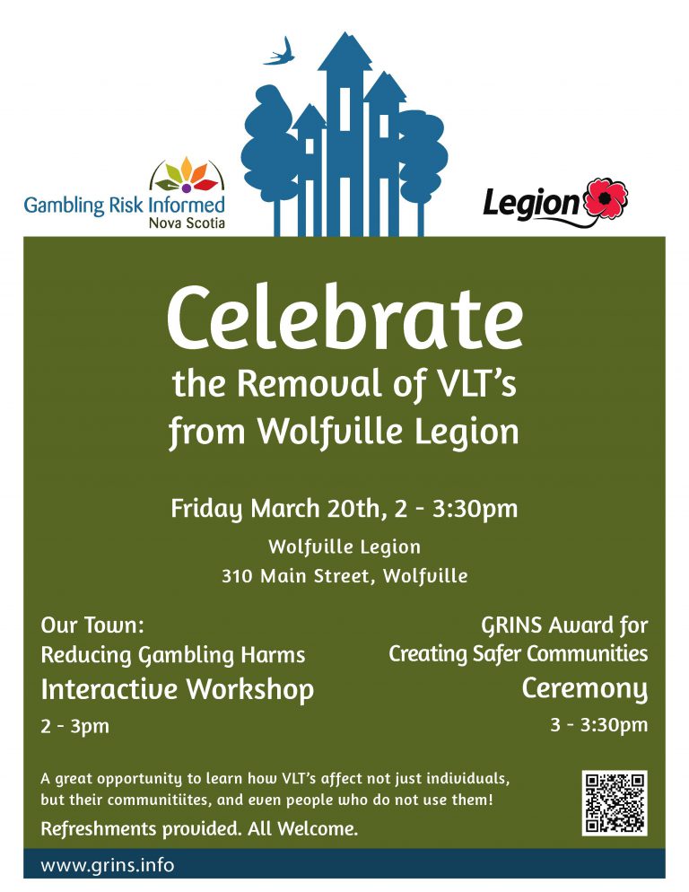 POSTPONED: Safer Community Award to Wolfville Legion