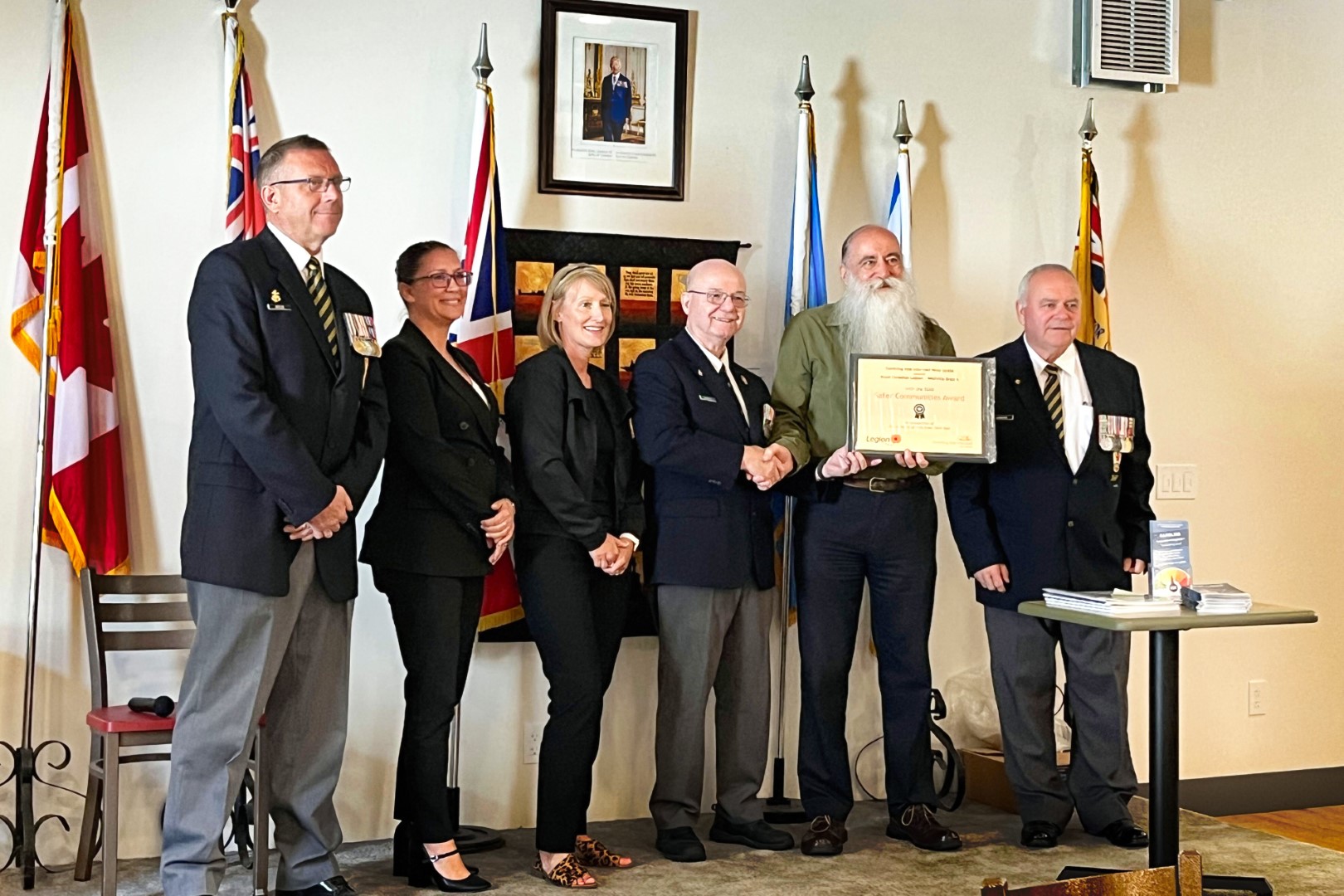 Presentation of award
